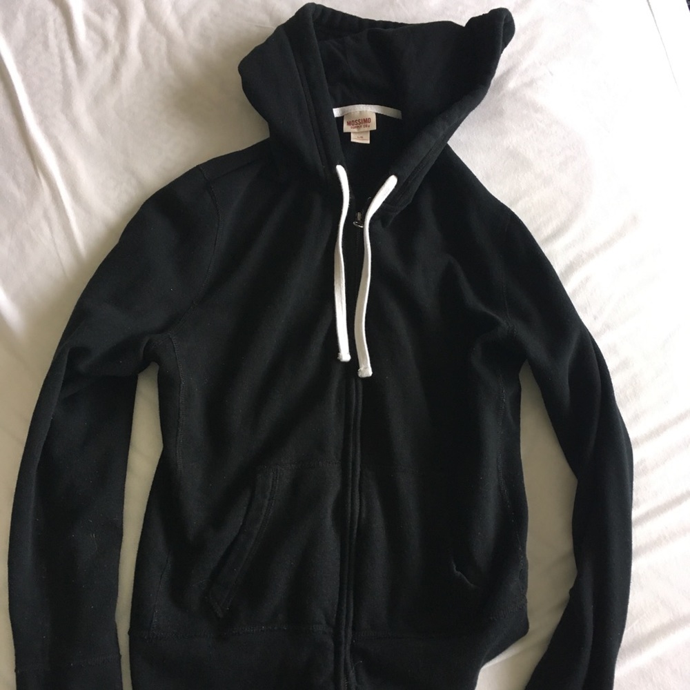 Black Zip Up Hoodie